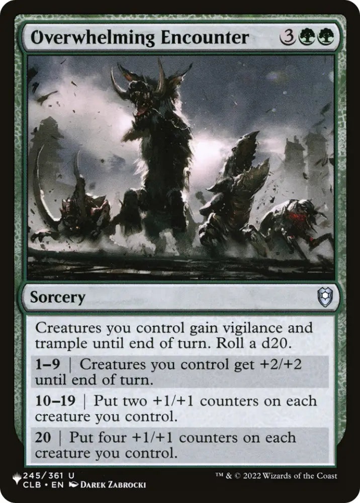 Overwhelming Encounter [The List] - MTG Single