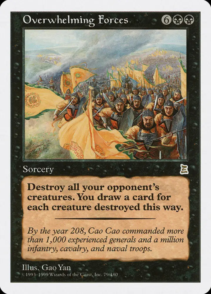 Overwhelming Forces [Portal Three Kingdoms] - MTG Single