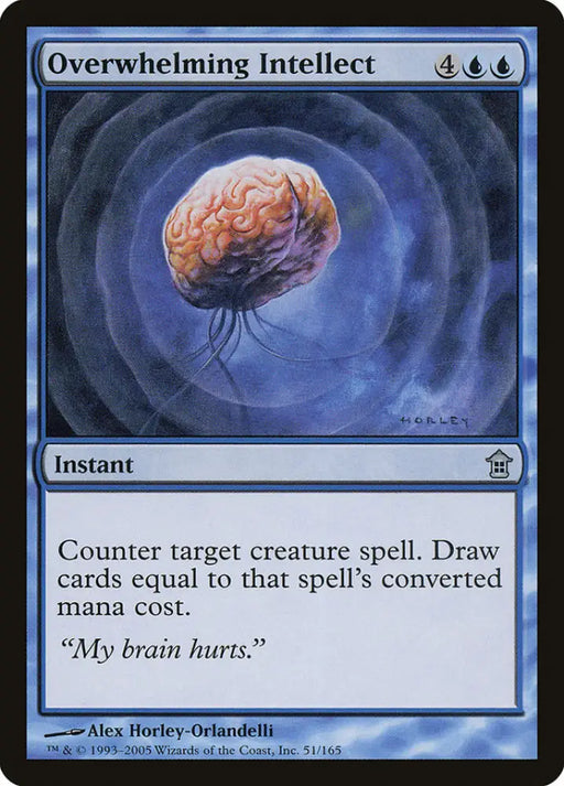 Overwhelming Intellect [Saviors of Kamigawa] - MTG Single