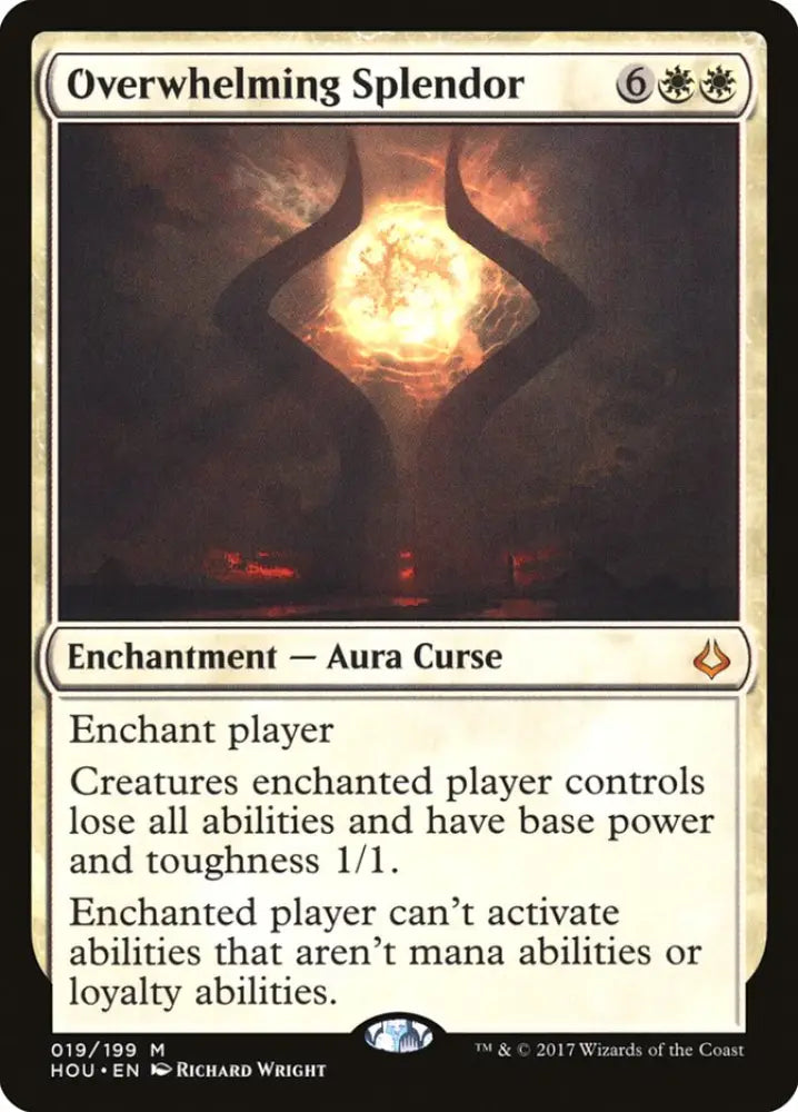 Overwhelming Splendor [Hour of Devastation] - MTG Single