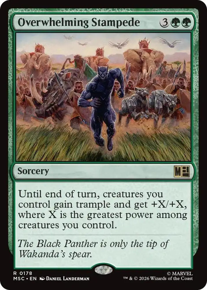 Overwhelming Stampede (178) [Marvel Super Heroes Commander]