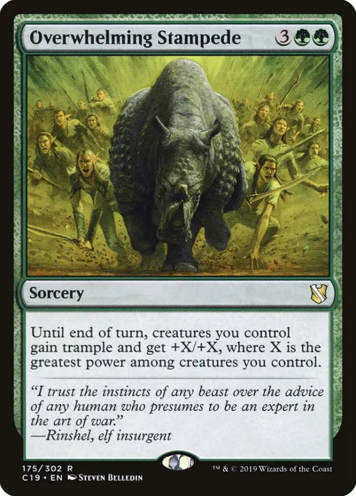 Overwhelming Stampede [Commander 2019] - MTG Single