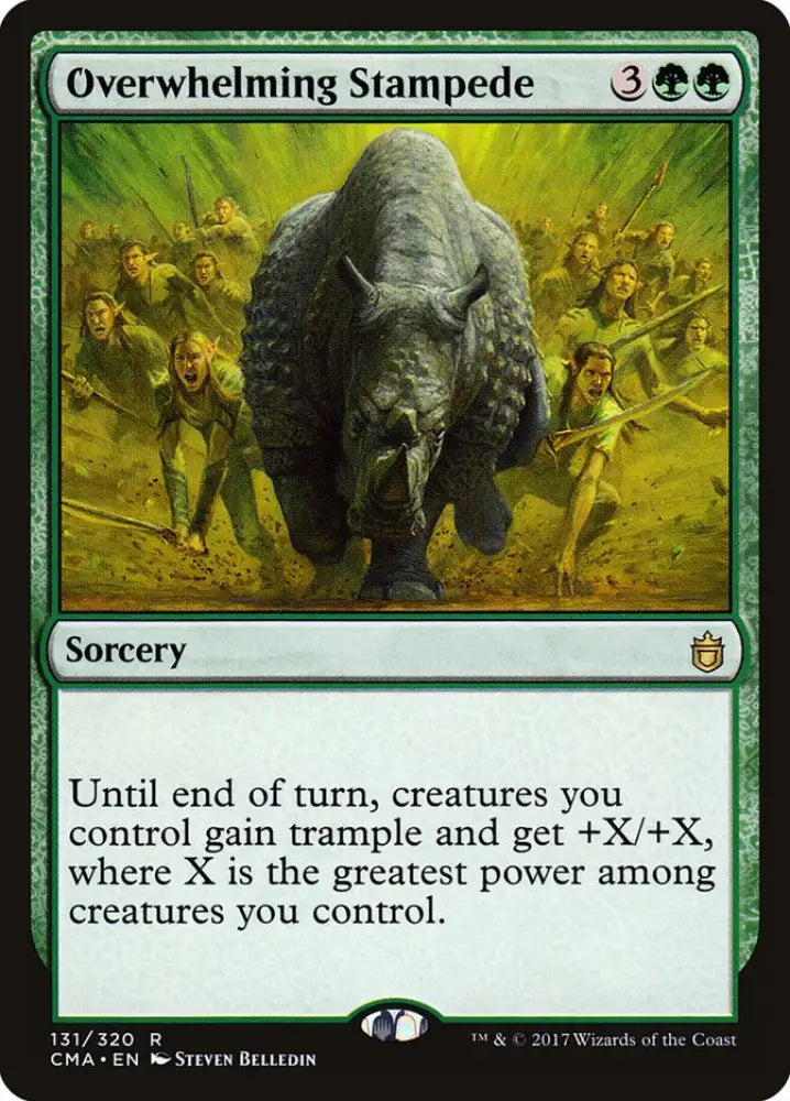 Overwhelming Stampede [Commander Anthology] - MTG Single
