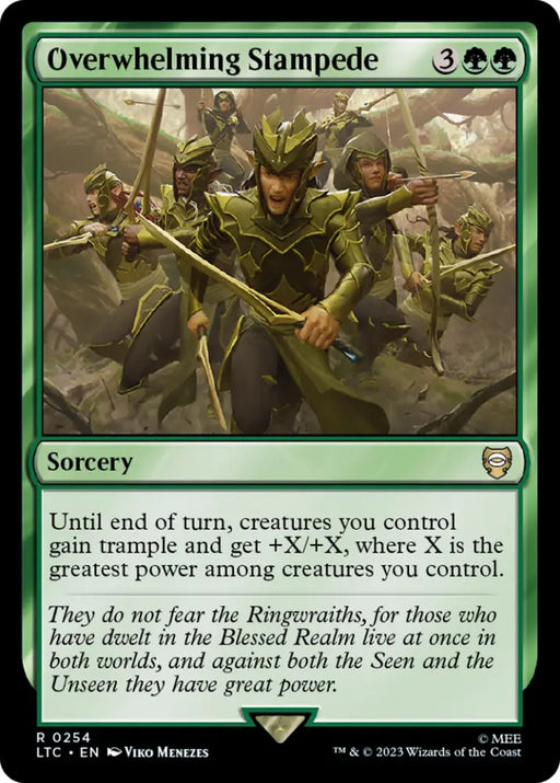 Overwhelming Stampede [The Lord of the Rings: Tales of Middle-Earth Commander] - MTG Single
