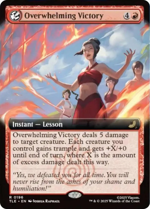 Overwhelming Victory (Extended Art) (196) [Avatar: The Last Airbender: Eternal-Legal]
