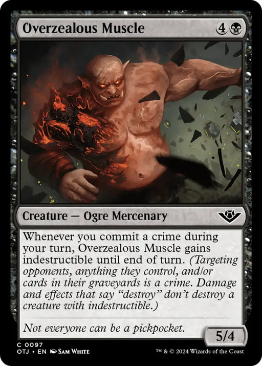 Overzealous Muscle [Outlaws of Thunder Junction] - MTG Single