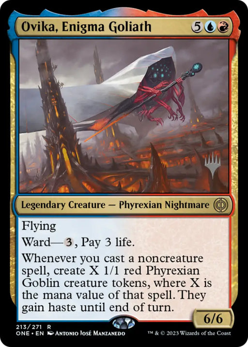 Ovika Enigma Goliath (Promo Pack) [Phyrexia: All Will Be One Promos] - MTG Single