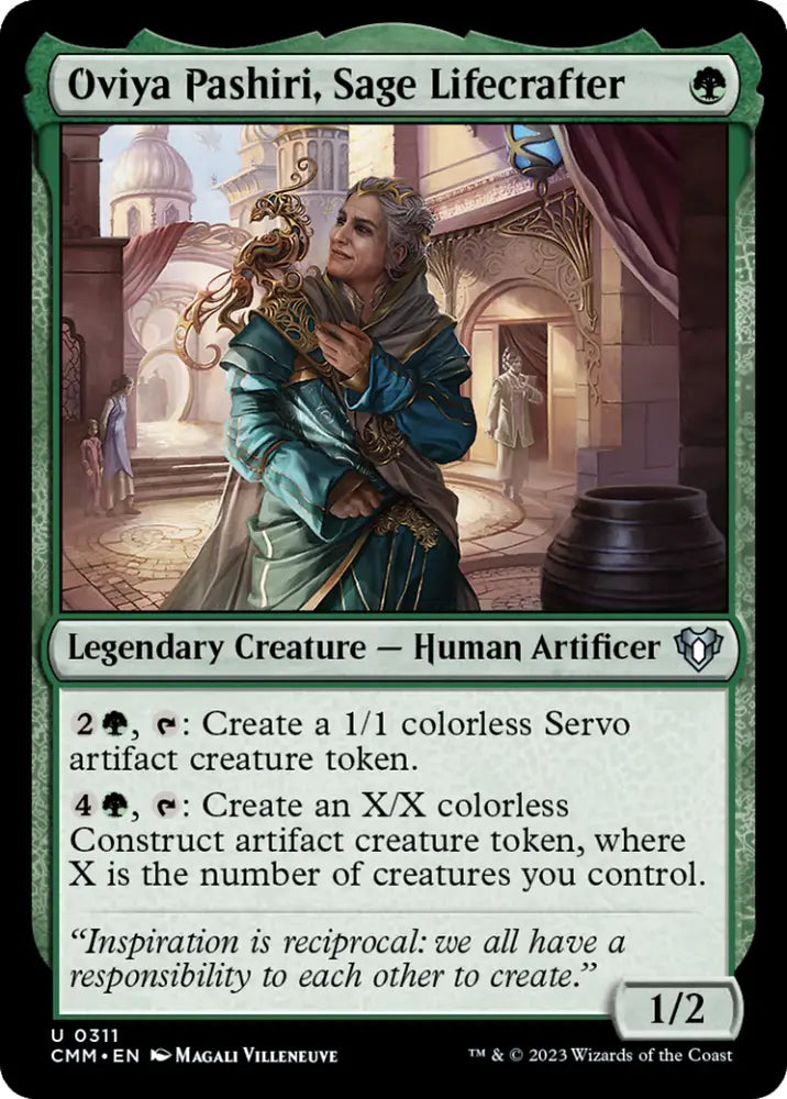 Oviya Pashiri Sage Lifecrafter [Commander Masters] - MTG Single