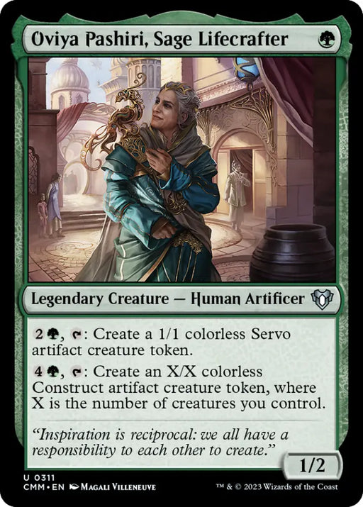 Oviya Pashiri Sage Lifecrafter [Commander Masters] - MTG Single