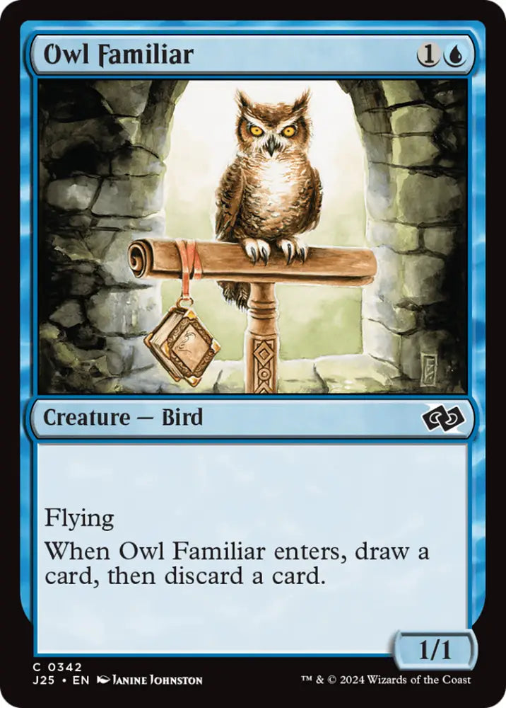 Owl Familiar [Foundations Jumpstart] - MTG Single