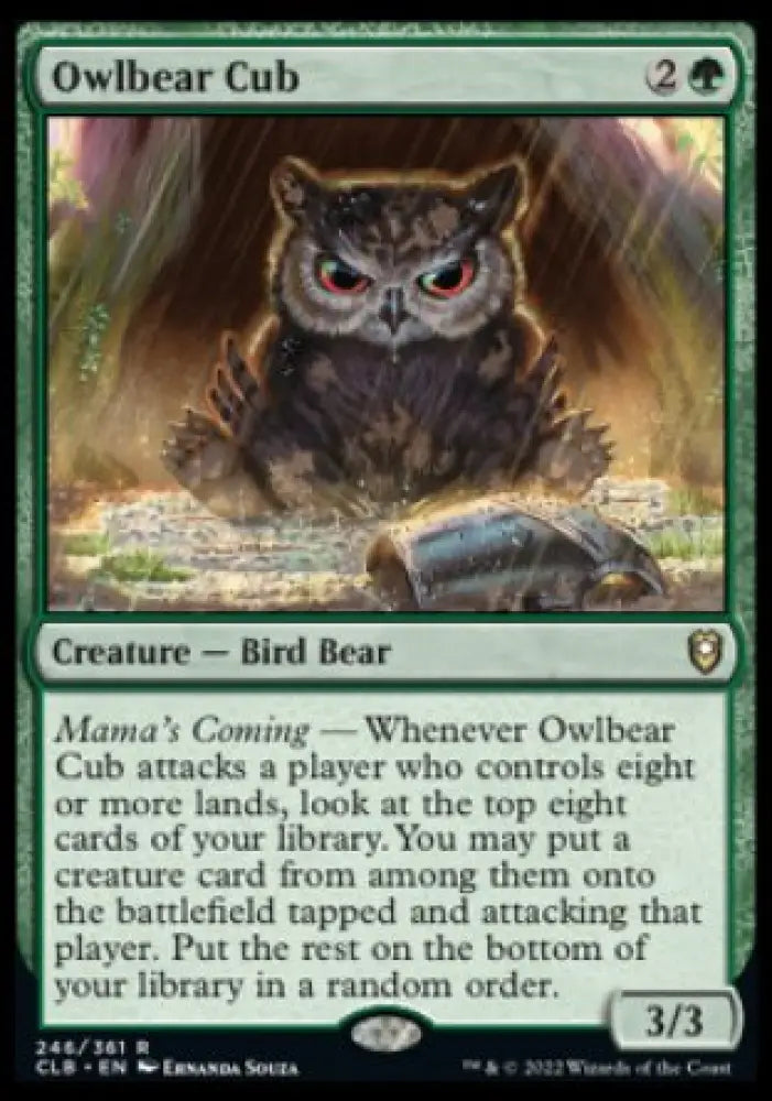 Owlbear Cub [Commander Legends: Battle for Baldur’s Gate] - MTG Single