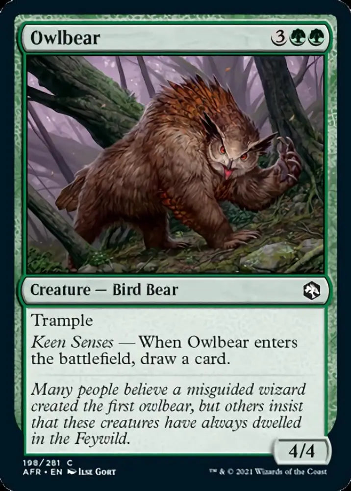 Owlbear [Dungeons & Dragons: Adventures in the Forgotten Realms] - MTG Single
