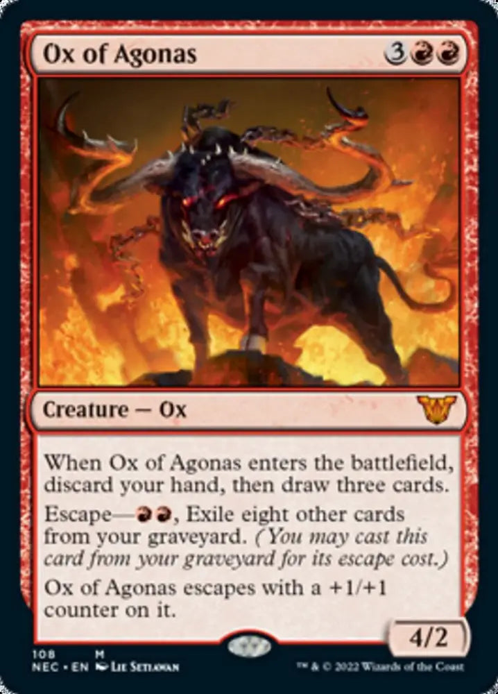 Ox of Agonas [Kamigawa: Neon Dynasty Commander] - MTG Single