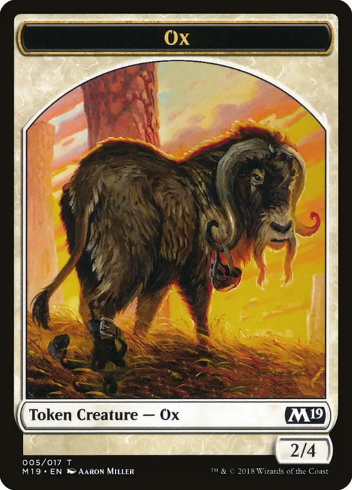 Ox Token [Core Set 2019 Tokens] - MTG Single