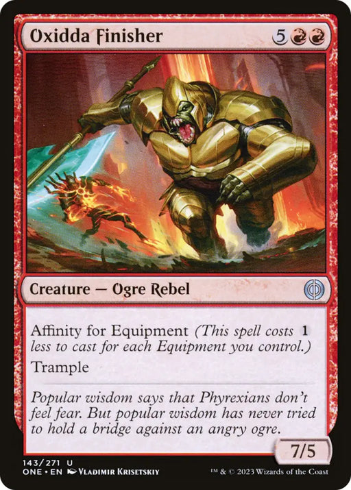 Oxidda Finisher [Phyrexia: All Will Be One] - MTG Single