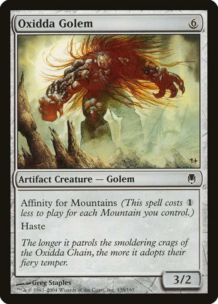 Oxidda Golem [Darksteel] - MTG Single
