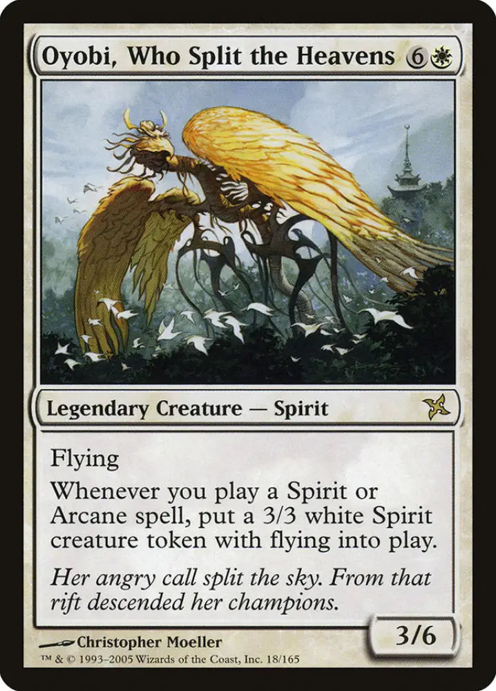 Oyobi Who Split the Heavens [Betrayers of Kamigawa] - MTG Single