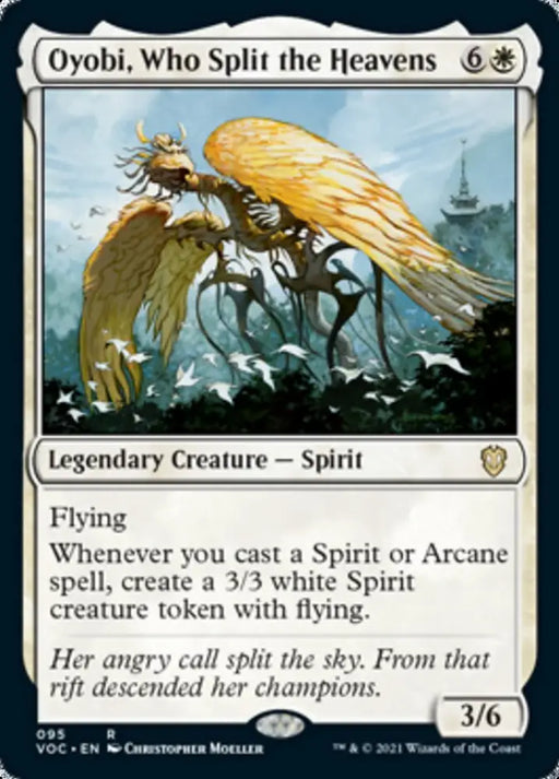 Oyobi Who Split the Heavens [Innistrad: Crimson Vow Commander] - MTG Single