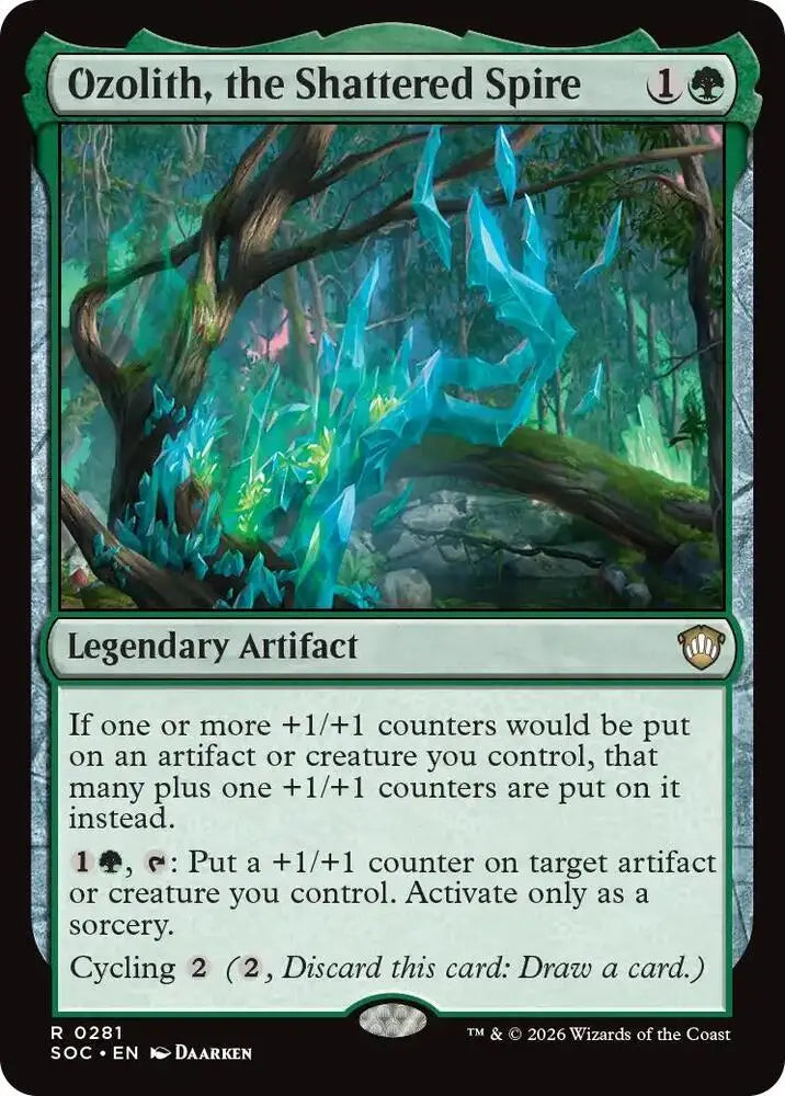 Ozolith, the Shattered Spire (281) [Secrets of Strixhaven Commander]
