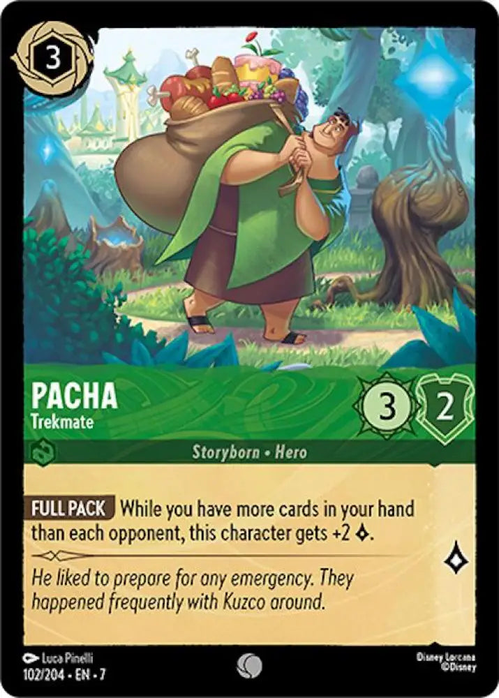 Pacha - Trekmate (102/204) [Archazia’s Island] - Lorcana Single