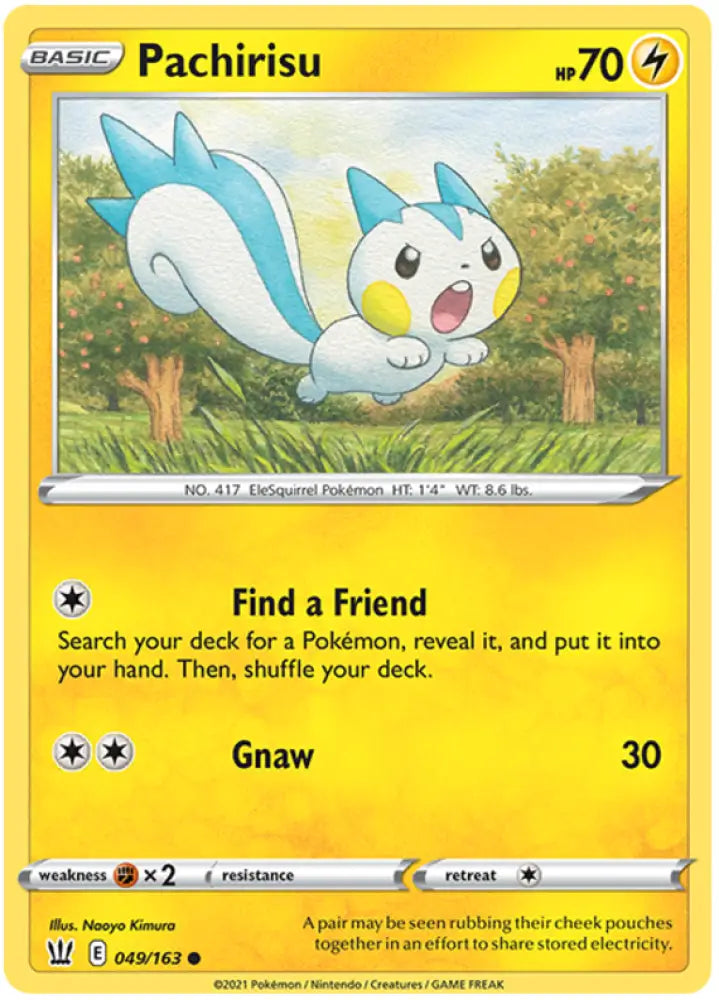 Pachirisu (049/163) [Sword & Shield: Battle Styles] - Pokemon Single