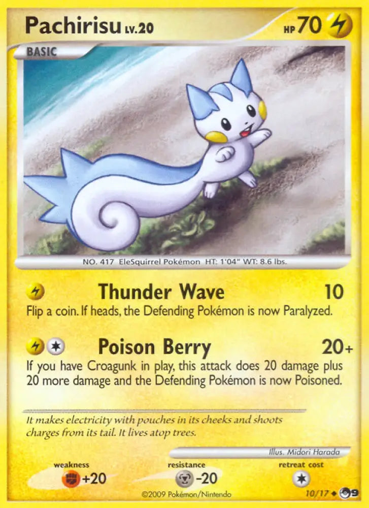 Pachirisu (10/17) [POP Series 9] - Pokemon Single