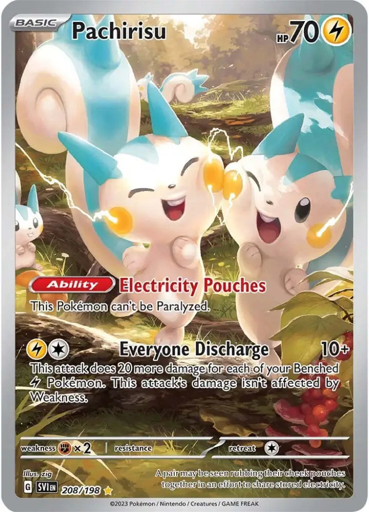 Pachirisu (208/198) [Scarlet & Violet: Base Set] - Pokemon Single