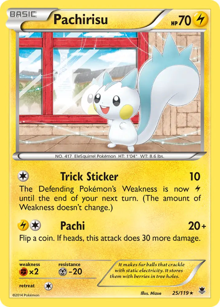 Pachirisu (25/119) [XY: Phantom Forces] - Pokemon Single