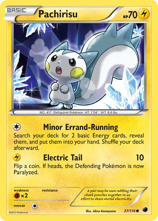 Pachirisu (37/116) [Black & White: Plasma Freeze] - Pokemon Single