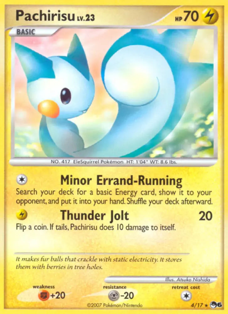 Pachirisu (4/17) [POP Series 6] - Pokemon Single