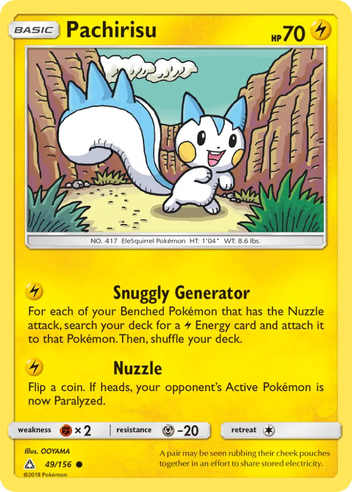 Pachirisu (49/156) [Sun & Moon: Ultra Prism] - Pokemon Single