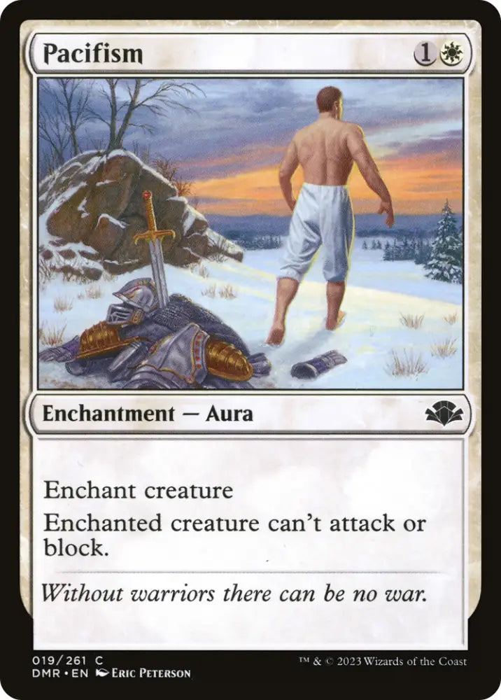Pacifism [Dominaria Remastered] - MTG Single