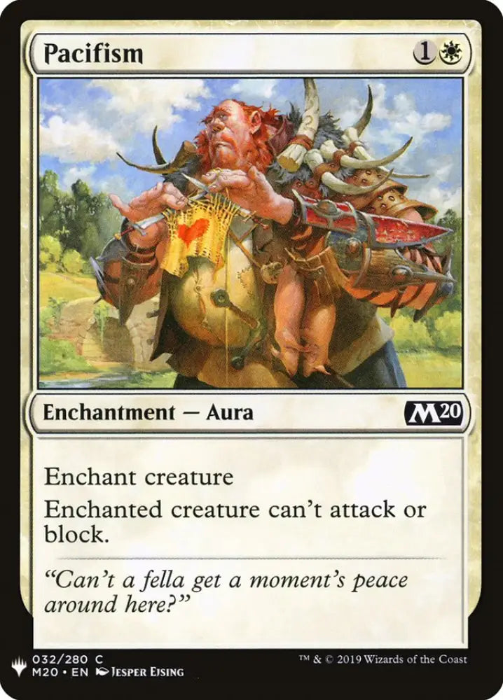 Pacifism [Mystery Booster] - MTG Single