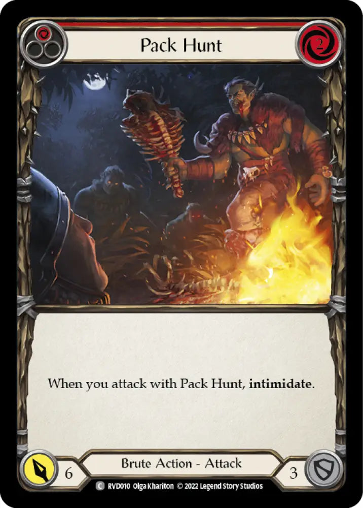Pack Hunt (Red) [RVD010] (Classic Battles: Rhinar vs Dorinthea) - Flesh And Blood Single