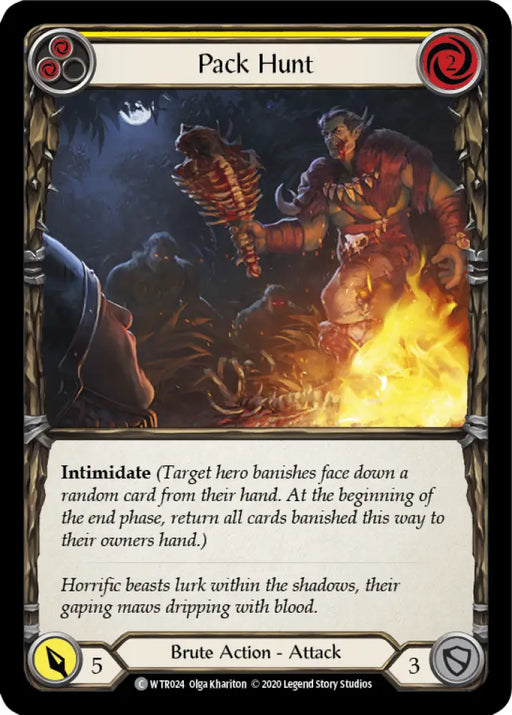 Pack Hunt (Yellow) [Welcome to Rathe Unlimited] Unlimited Normal - Flesh And Blood Single