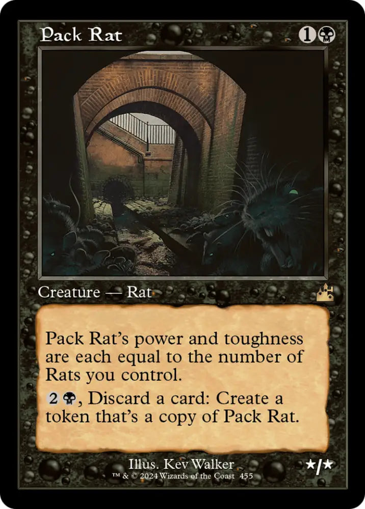 Pack Rat (Retro Frame) [Ravnica Remastered] - MTG Single