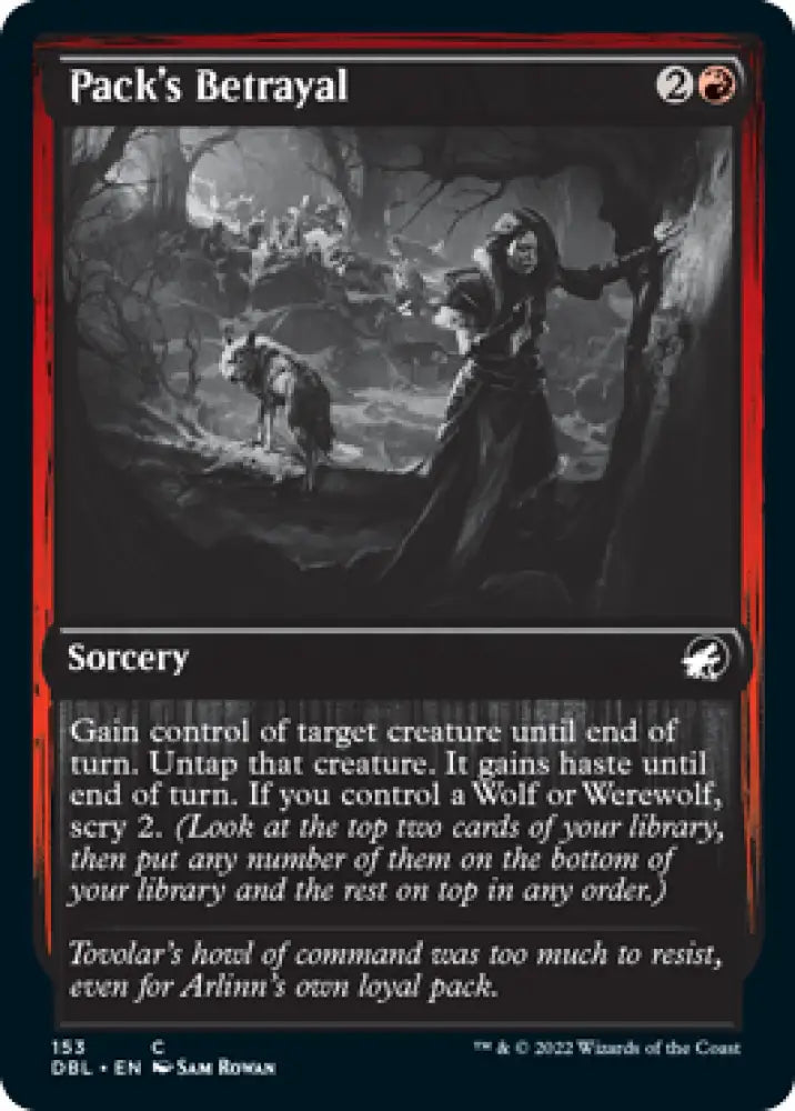 Pack’s Betrayal [Innistrad: Double Feature] - MTG Single