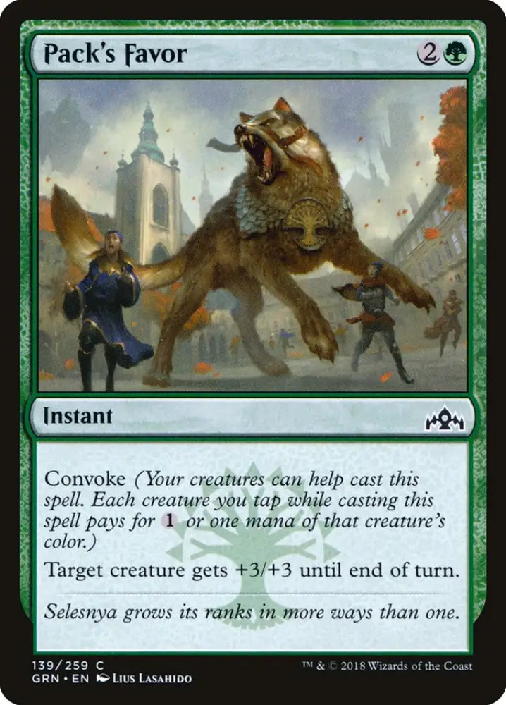 Pack’s Favor [Guilds of Ravnica] - MTG Single