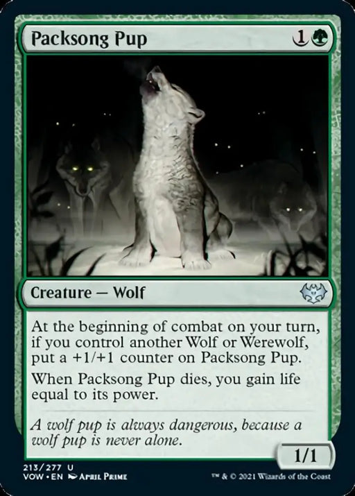 Packsong Pup [Innistrad: Crimson Vow] - MTG Single