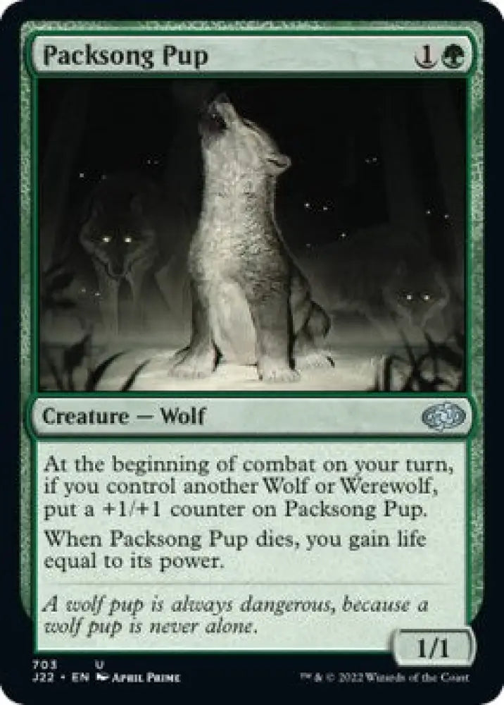 Packsong Pup [Jumpstart 2022] - MTG Single