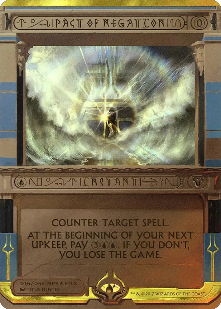Pact of Negation (Invocation) [Amonkhet Invocations] - MTG Single