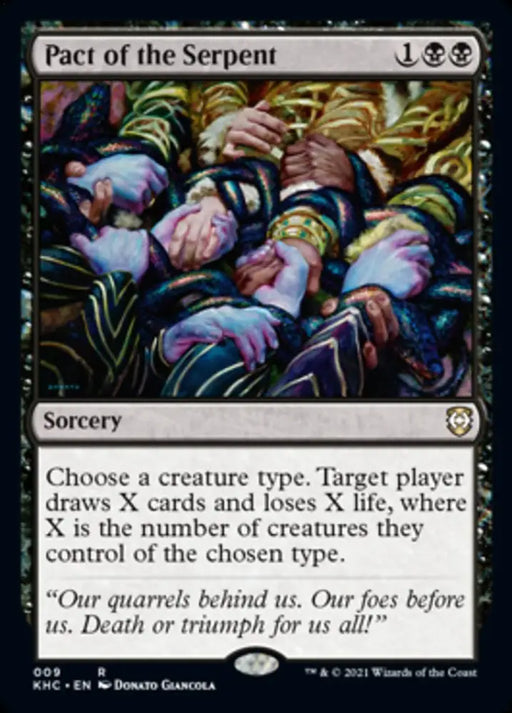 Pact of the Serpent [Kaldheim Commander] - MTG Single