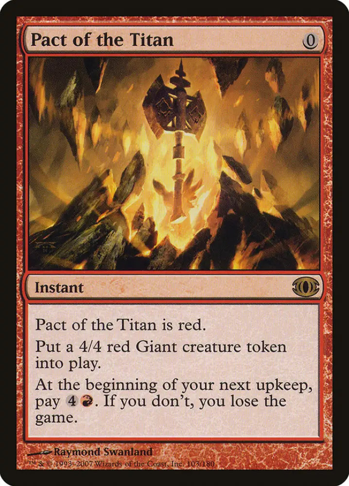 Pact of the Titan [Future Sight] - MTG Single