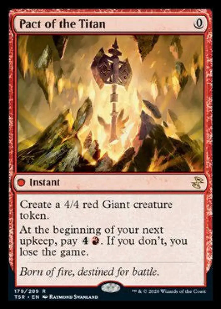 Pact of the Titan [Time Spiral Remastered] - MTG Single