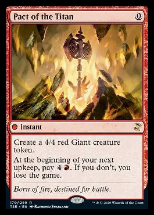 Pact of the Titan [Time Spiral Remastered] - MTG Single