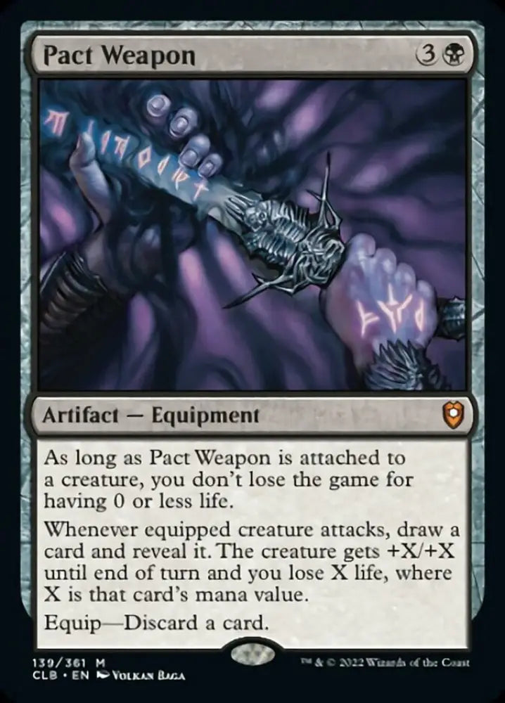 Pact Weapon [Commander Legends: Battle for Baldur’s Gate] - MTG Single