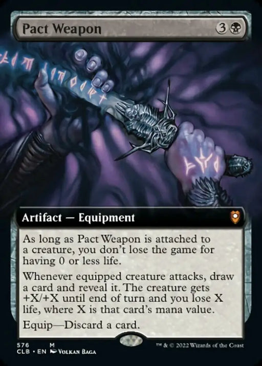 Pact Weapon (Extended Art) [Commander Legends: Battle for Baldur’s Gate] - MTG Single