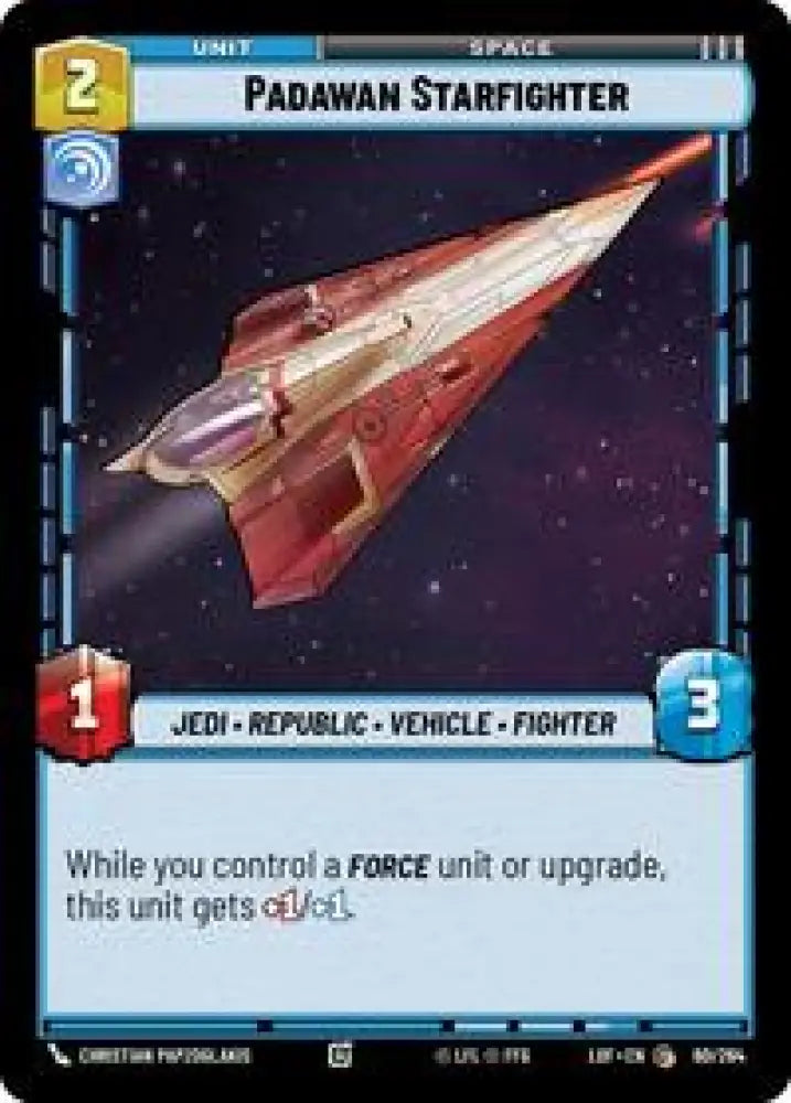 Padawan Starfighter (060/264) [Legends of the Force]