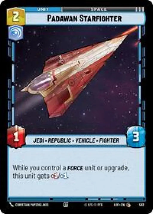 Padawan Starfighter (Foil) (562) [Legends of the Force]