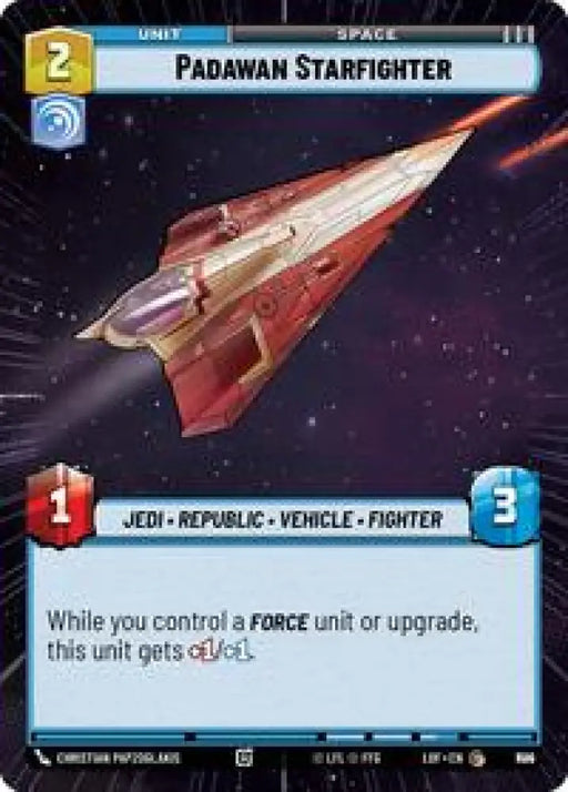 Padawan Starfighter (Hyperspace Foil) (800) [Legends of the Force]